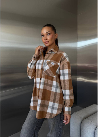 Коричневая рубашка Osoblyva