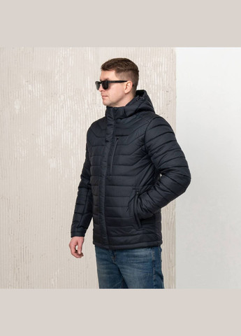 Темно-синяя демисезонная куртка мужская демисезонная большого размера SK