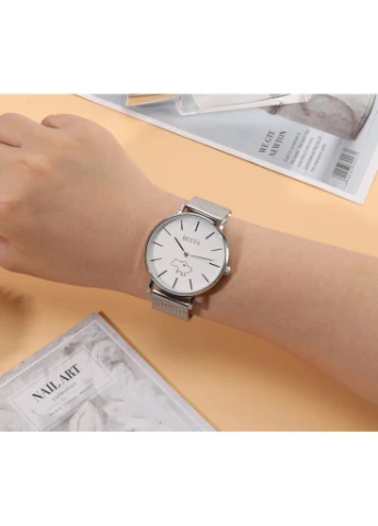 Наручные часы женские Love UA Silver Серебристый (3142) Besta (387617207)