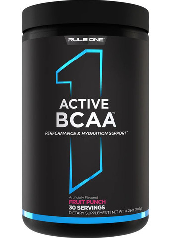 Комплекс амінокислот Active BCAA 405 г, Fruit Punch Rule One (308976615)
