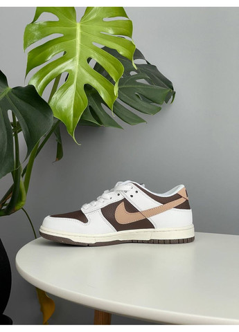 Кросівки жіночі і чоловічі Nike SB Dunk Low Grey Brown Beige | Найк СБ Данк низькі коричневі No Brand коричневі демісезони (358499111)