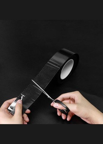 Захисна плівка Екстра НАНО, на пороги, бампер, кузов. 100 мм ширина. Чорний 5D Карбон No Brand (362473990)