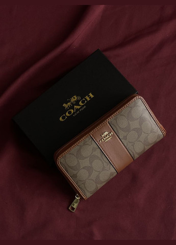 Гаманець Коч великий з полоскою персиковий No Brand (317989393)