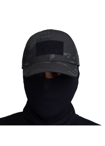 Кепка з велкро Multicam Black (Чорний Мультикам) L UATAC (353302495)