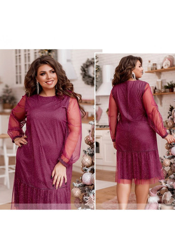 Фуксиновое (цвета Фуксия) платье Liton