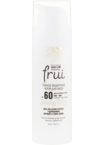 Солнцезащитный крем для лица Sunny Day Anti-Pollution System SPF 60 50ml (813354-21421) Frui (368604006)