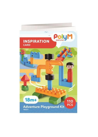 Конструктор Игровая площадка 110 деталей (760011) PolyM Ігровий майданчик 110 деталей (368471436)