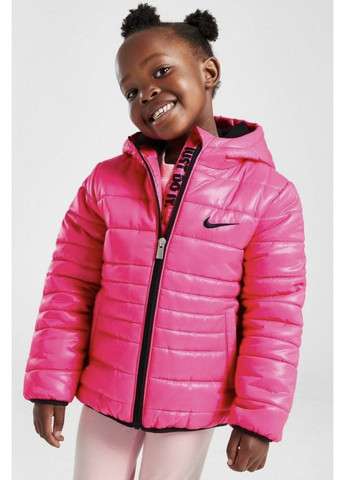 Рожева демісезонна дитяча демісезонна куртка з капюшоном,6x. Nike