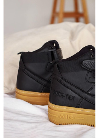 Черные демисезонные кроссовки мужские nike gore-tex black brown найк No Brand