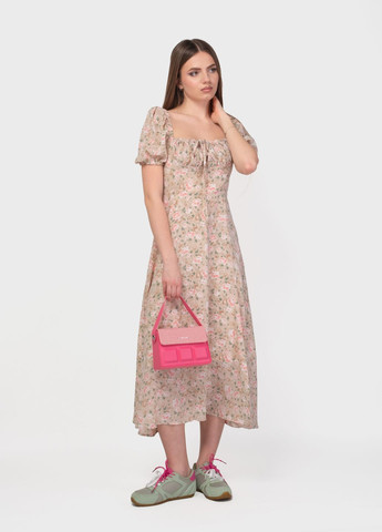 Бежевое кэжуал платье женское 345518 Power