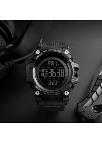 Годинники спортивні чорні водонепроникні з будильником та секундоміром для чоловіків електронні ProDobro (367265152)