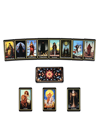 Гадальні карти Таро 30689 картка з посиланням на інструкцію 78 штук Strateg (369787481)