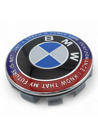 Ковпачок в диски БМВ заглушка для дисків 68/65 мм. Ювілейні 50 років (4 шт.) BMW (354698527)