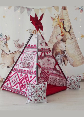 Вигвам палатка в детскую Вышиванка БОН БОН. Полный комплект! No Brand (316257032)
