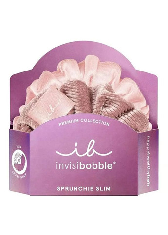 Резинка-браслет для волосся SPRUNCHIE SLIM PREMIUM La Vie En Rose, 2 шт Invisibobble (280901475)