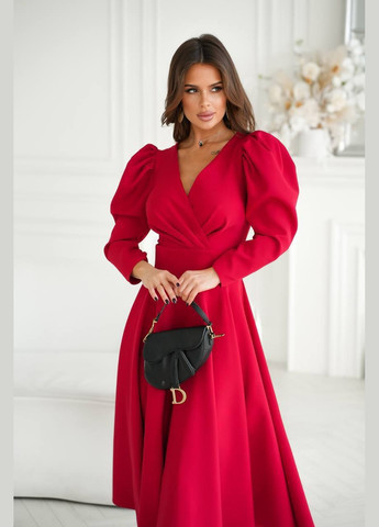 Красное женское платье No Brand