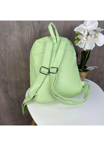 Жіночий міні рюкзачок Салатовий із ПУ шкіри міської для прогулянок та повсякденного використання рюкзак ProDobro (363136281)