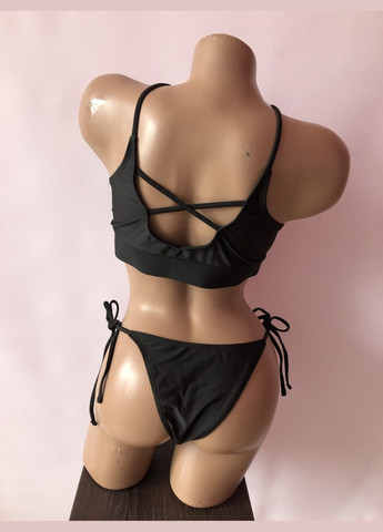 Чорний демісезонний жіночий роздільний купальник (арт.6081) No Brand