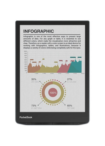 Электронная книга 743C InkPad Color 3 Stormy Sea (PB743K31-CIS) PocketBook (316663188)