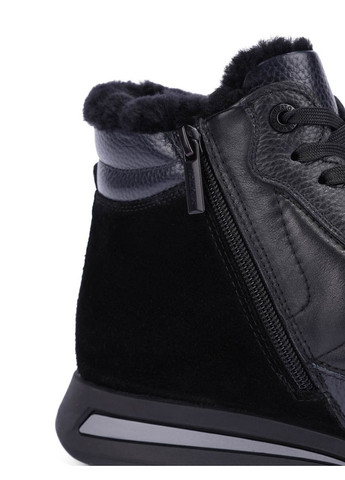 Черные зимние мужские ботинки mu342x-02-g70/a08m черная кожа MIRATON