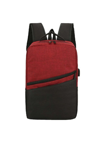 Комплект рюкзак з відділенням для ноутбука виходом для USB проводу клатчем сумкою через плече (480968-Prob) Червоний Unbranded (349724268)