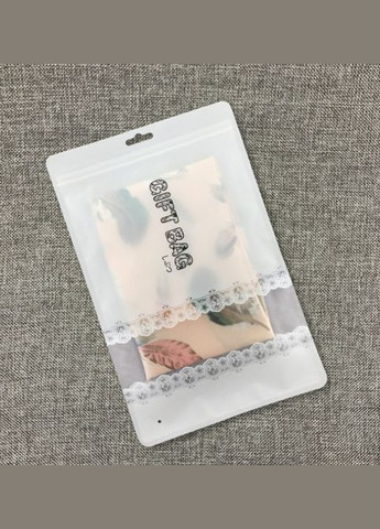 Зіп-пакети зі струнним замком zip-lock зип-лок універсальні Gift Bag L 17,5 см х 27,5 см PTR No Brand (317769391)