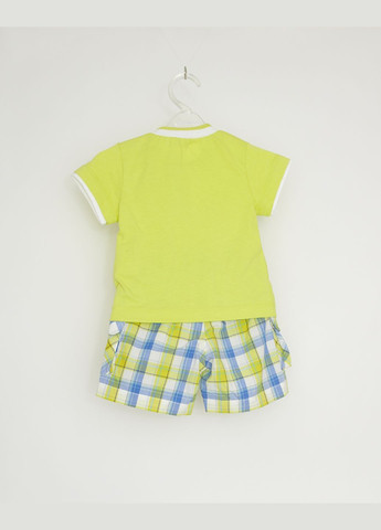 Салатовый летний комплект(футболка+шорты) 2121ooo9 салатовый Marasil