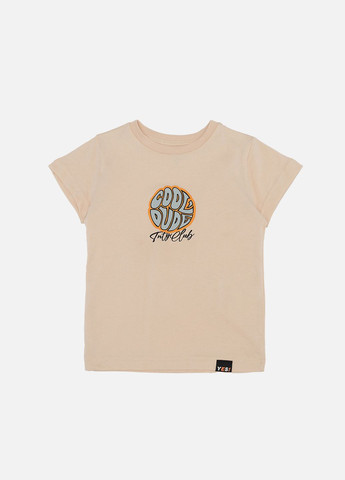 Бежевый летний костюм с шортами для мальчика цвет бежевый цб-00244125 Toontoy