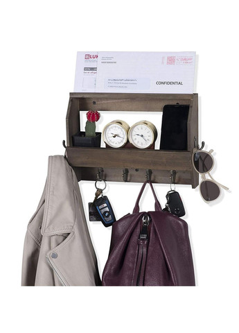 Полиця настінна з дерева Таріха мокко (ПНС-000510) No Brand (327865731)