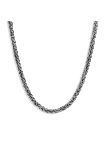 Цепочка серебряная плетение колос 6мм 30г с чернением No Brand (387648422)