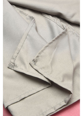 Комплект постельного белья полуторный с принтом серого цвета Let's Shop (317241571)