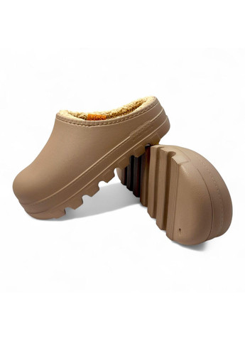 Стильні жіночі утеплені сабо розмір 38 (24,5 см) чорні Gipanis (365873922)