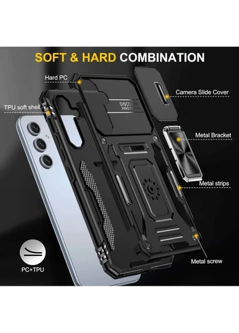 Ударопрочный чехол Camshield Army Ring для Samsung Galaxy S25+ / S24+ No Brand (383416030)