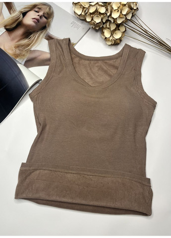 Бюстгальтер-майка теплая на флисе с несъемным поролоном Lavolle (361850350)