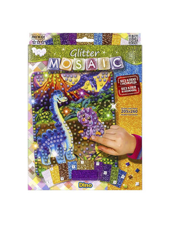 Набір для творчості "Блискуча мозаїка" колір різнокольоровий CB-00207615 Danko Toys (314887209)