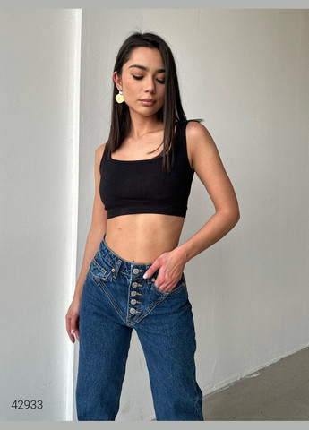 Джинси з бічними розрізами на кромках Liton - (303775630)