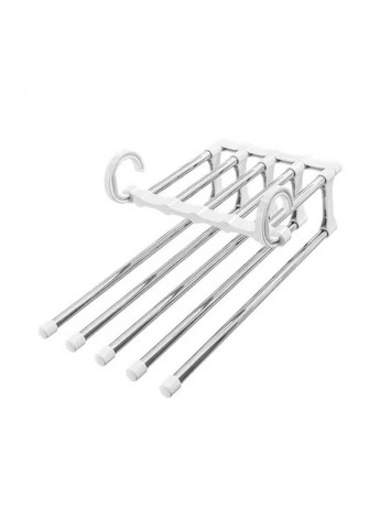 Вешалка-органайзер для штанов многоярусная металлическая 5в1 Let's Shop (372371043)