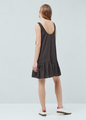 Черное кэжуал платье Mango