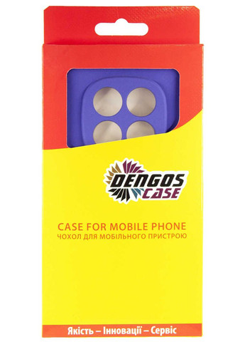 Чохол-накладка Carbon для Xiaomi Redmi Note 14 Pro Purple (DG-KM-130) + захисне скло DENGOS (341488289)