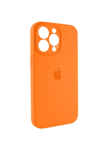 Силіконовий чохол з закритою камерою для iPhone 16 Pro Max Orange No Brand (306548947)