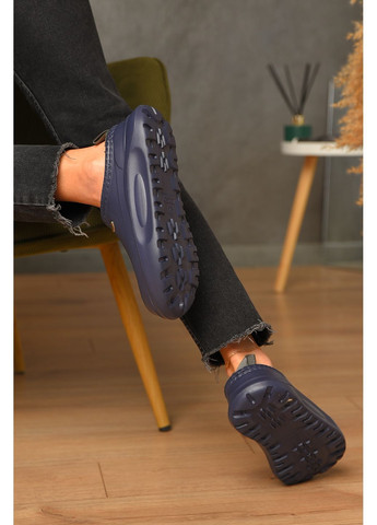 Калоші жіночі без задника утеплені синього кольору Let's Shop (362027489)