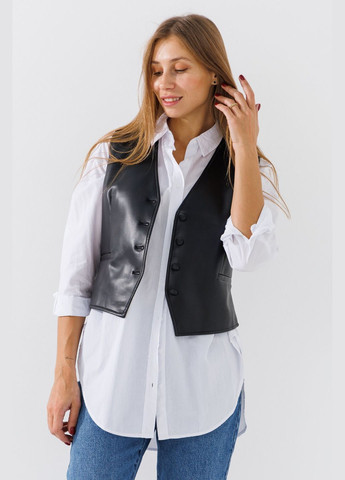 Жилет однотонный женский 5088 Черный shop (2000990825711) Karol (315961044)
