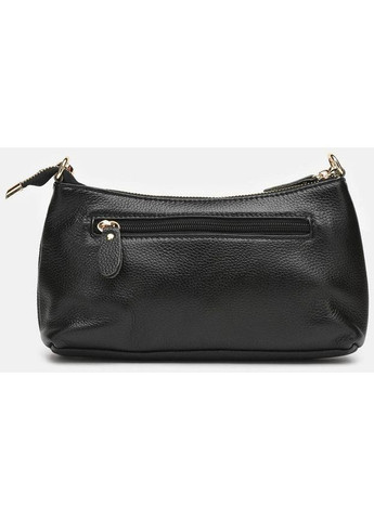 Сумка крос-боді через плече жіноча шкіряна маленька Чорний 35717 Keizer (353690059)