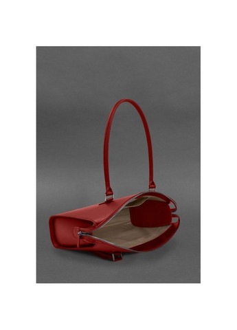 Сумка тоут через плечо женская кожаная большая Красный 36026 BlankNote (338182777)