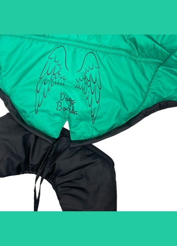 Комбинезон зимний для собак, зеленый, размер 5 Dogs Bomba (335841336)