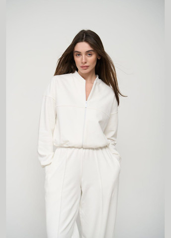 Женский костюм двойка цвет белый р.XL 452728 New Trend (285711679)