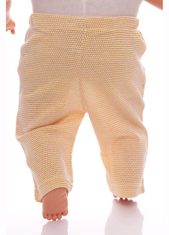 Желтый летний костюм с коротким рукавом для мальчика трикотажный с бабочкой желтый 86 см (31202) BABYKROHA