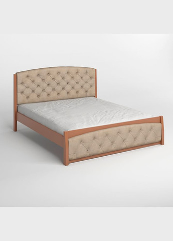 Односпальне дерев'яне ліжко Мехіко (RAL8025)/Аляска 23 (Бежевий) 80х190 см (MBG-12010) Mebigrand (366083192)