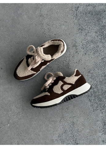 Зимові кросівки No Brand коричневі зими (369094604)