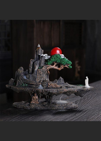 Дворівнева велика підставка для пахощів – аромолампа "Під деревом Бодхі" +20 конусів No Brand (335355605)